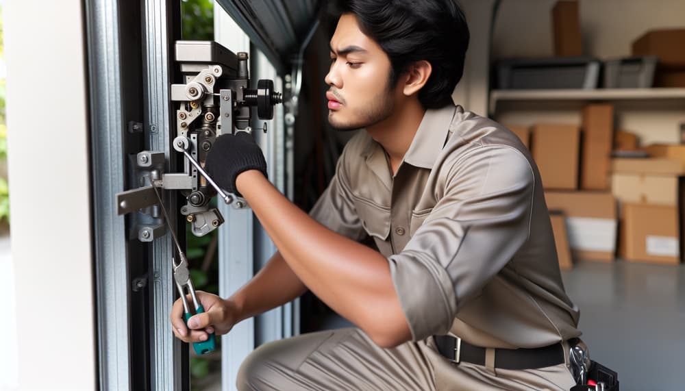 Our professional garage door opener repair process
